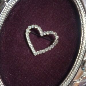 Vintage heart brooch